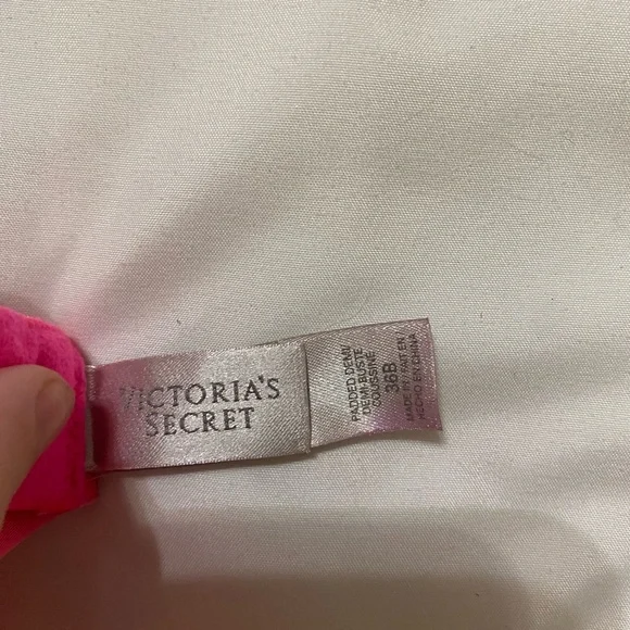 Victoria’s Secret 36B Push-Up bra and Large pantie set Pink - Picture 3 of 4